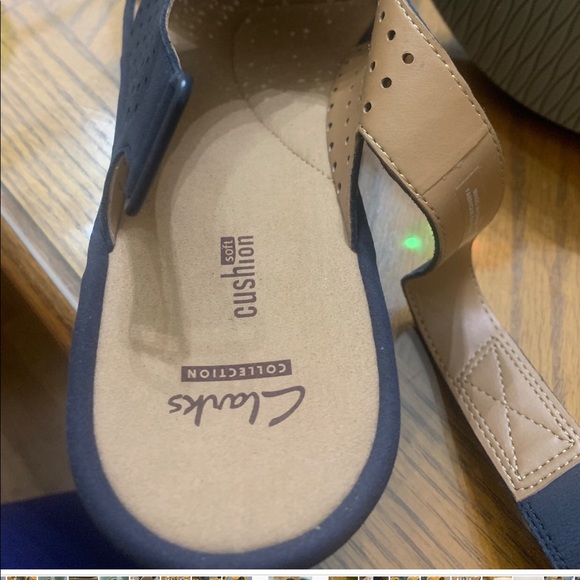 💙 NWT SZ 12 Clark’s Reedly Variel Wedge Sandal 💙 - Picture 5 of 5